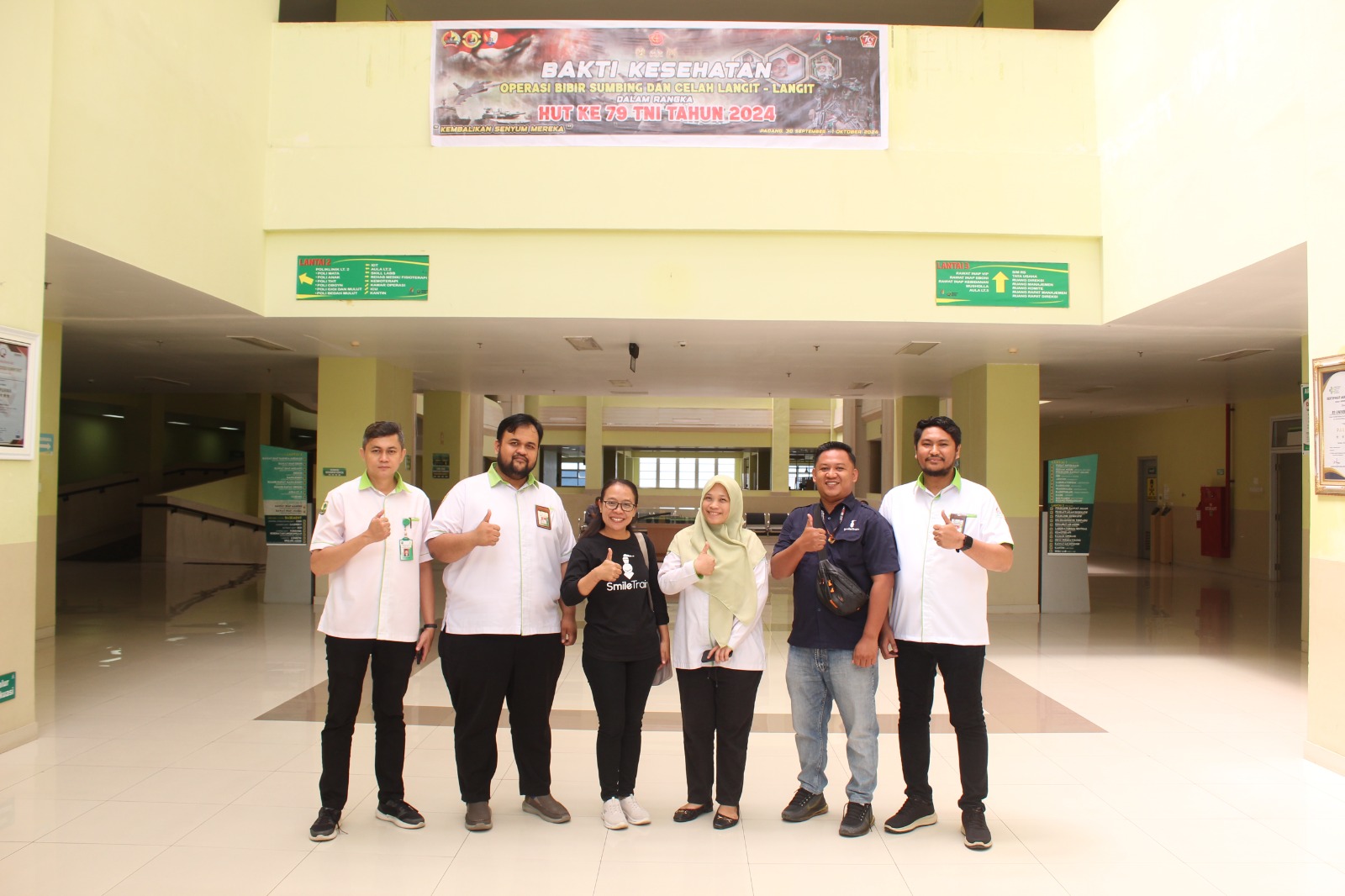 KUNJUNGAN TIM SMILE TRAIN KE RUMAH SAKIT UNIVERSITAS ANDALAS